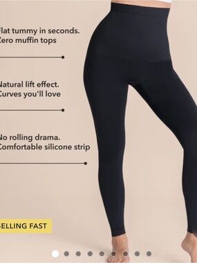 Shapermint High-Waist Black Shaping Leggings